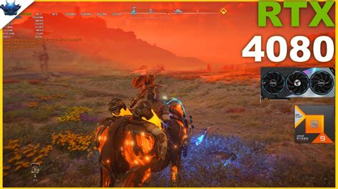 RTX 4080 And 7950X3D Horizon Zero Dawn 1440P Very High Preset YouTube