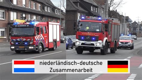 Deutschland Niederlande Einsatzfahrten Bma Feuerwehr Gronau