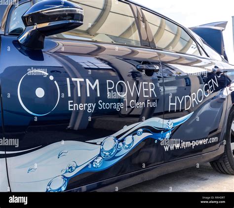 ITM Power: Hydrogen Car with reflections Stock Photo - Alamy