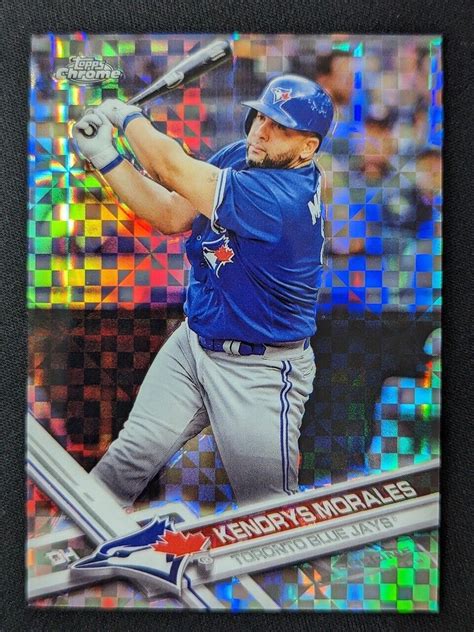 2017 Topps Chrome Update X Fractor HMT38 Kendrys Morales 99 For