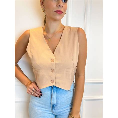 Colete Alfaiataria Barbara Nude AMARI BRAND