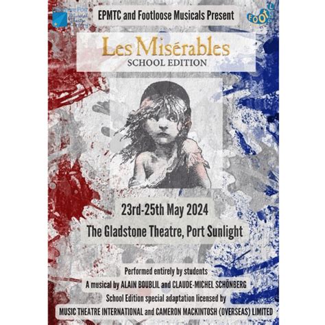 Les Misérables School Edition At Gladstone Theatre Event Tickets From