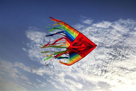 Kite Flying High In A Blue Sky Photograph By Larisa Kroshkin