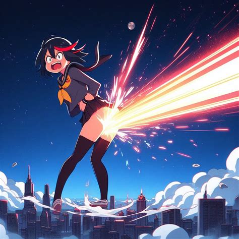 Rule 34 Ai Generated Bing Image Creator Fart Kill La Kill Laser Laser Beam Matoi Ryuuko