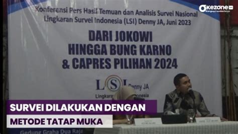 Mayoritas Responden Puas Kinerja Jokowi Hasil Survei LSI Denny JA