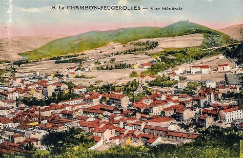 Le Chambon Feugerolles 42 Le Chambon Feugerolles Vue Générale Carte