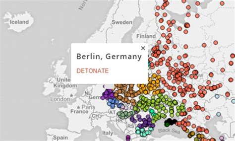 Terrifying Maps Reveal Destruction A Nuclear Fallout Would Cause To