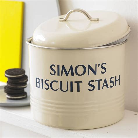 Personalised Biscuit Barrel By Jonny S Sister Notonthehighstreet