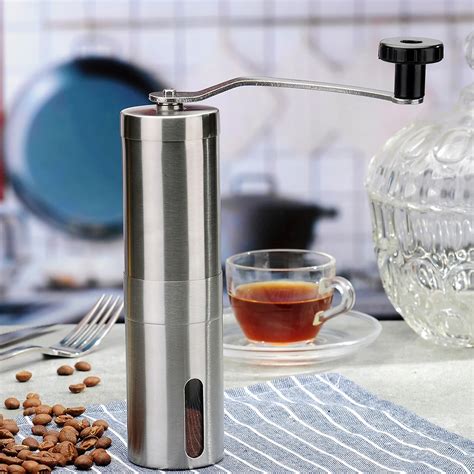 Premium Manual Coffee Grinder Adjustable Coffee Grinder Burrstainless