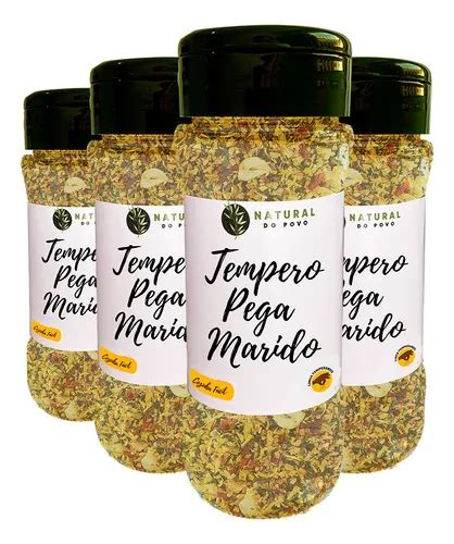 Para Que Serve O Tempero Pega Marido - Pega Marido Tempero 100% Natural Kit 4 Pote C/ Dosador 40g | MercadoLivre