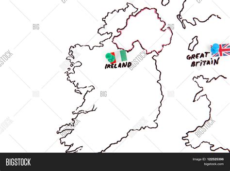 Map Ireland United Image And Photo Free Trial Bigstock