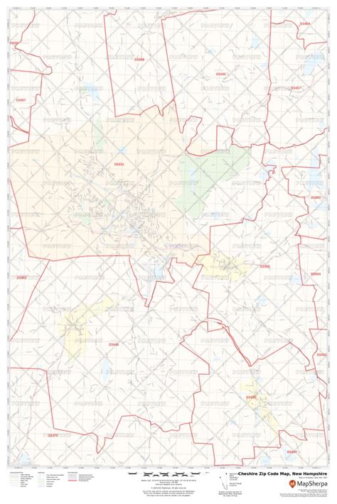 Cheshire Zip Code Map New Hampshire Cheshire County Zip Codes