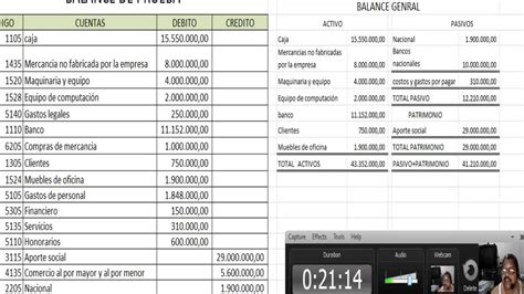 Balance General Y Estado De Resultado Youtube