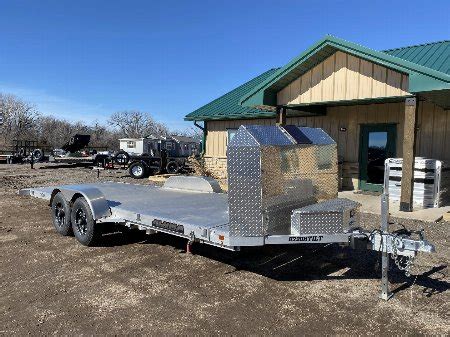 Used 2024 ALUMA 8220 Tilt Car Racing Trailer Hutchinson Kansas