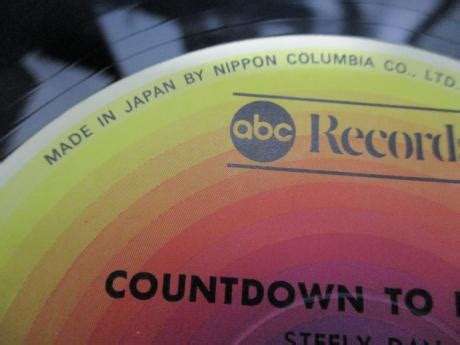 Backwood Records Steely Dan Countdown To Ecstasy Japan Rare Lp Insert