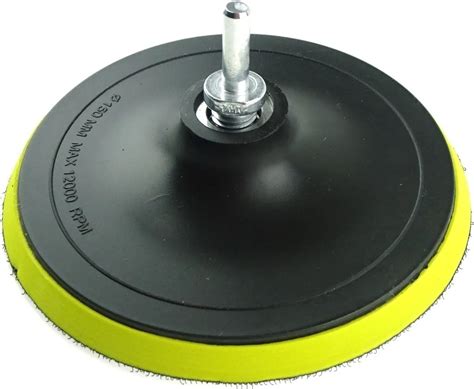 Base Disco Lixa C Velcro 150 Mm M14 C Adaptador Furadeira MercadoLivre