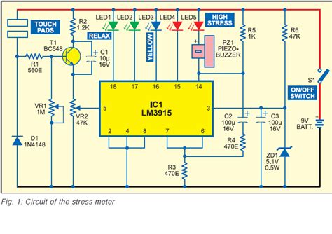 Simple Electonics Projects STRESS METER