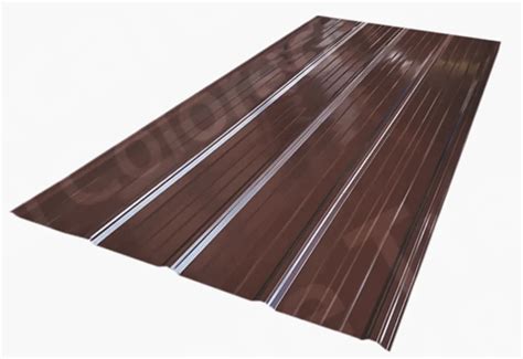 Brown Mild Steel Mm Ms Color Coated Roofing Sheet At Rs Kg In