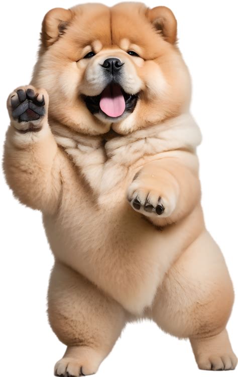 Adorable Fluffy Chow Chow Puppy Clipart Ai Generated 46811620 Png