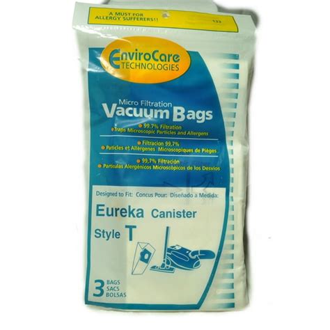 Eureka Style T Canister Vacuum Cleaner Bags, EnviroCare Replacement ...