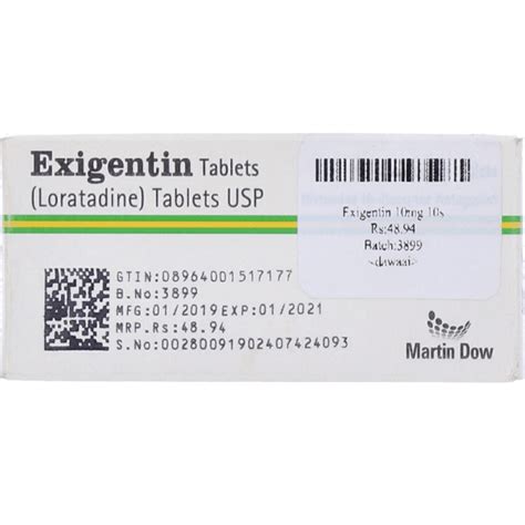 Exigentin 10mg Tab Dawaai Uses Side Effect Price In Pakistan