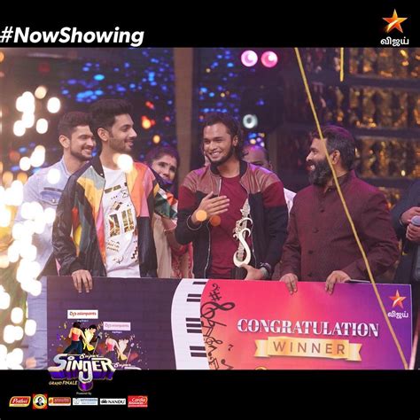 Sridhar Sena Winner Of Super Singer 8 Star Vijay Show