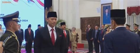 Gantikan Hadi Tjahjanto Ahy Resmi Jabat Menteri Atr Bpn Pbsn Indonesia