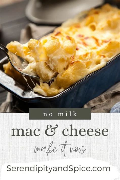 Mac And Cheese Without Milk 5 Star Recipe Serendipity And Spice