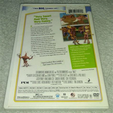 Antz Dvd Widescreen 667068419924 Ebay