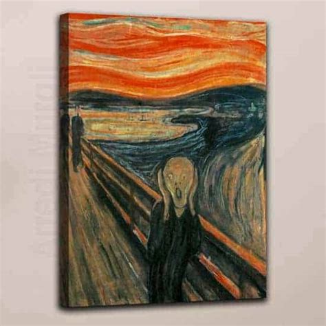 Quadro Famoso L Urlo Di Munch Stampa Riproduzione Su Tela