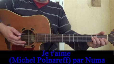 Je t aime Michel Polnareff reprise à la guitare 1981 YouTube