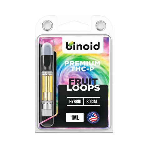 Binoid THC P Vape Cartridge Fruit Loops Lord Vaper Pens