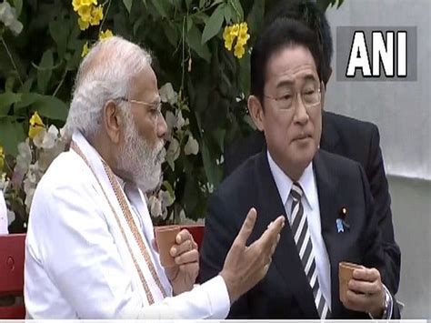 Japanese PM Fumio Kishida Enjoys Gol Gappe Lassi Aam Panna With PM