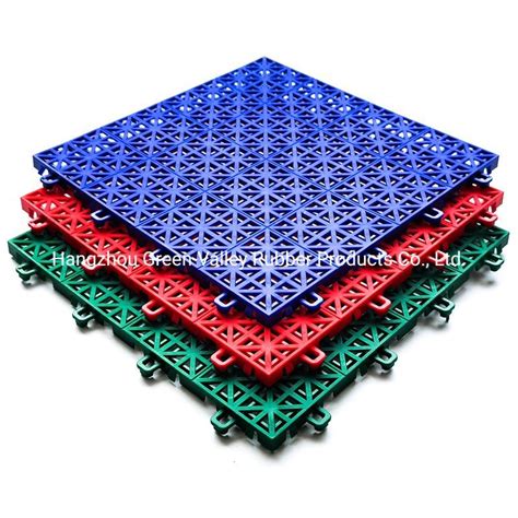 Interlocking Drainage Tiles Multi Purpose Sports Flooring Used