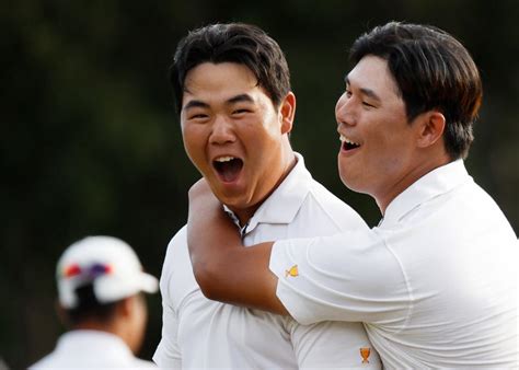 Presidents Cup teammates Si-Woo Kim and Tom Kim had more fun together ...