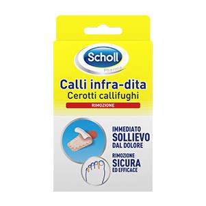 Scholl Cerotti Callifughi Per Calli Infra Dita 4cerotti 4dischetti