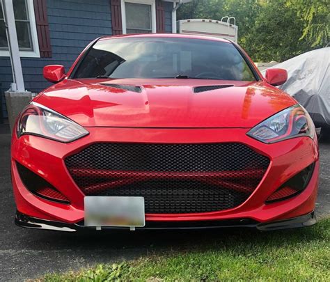 2013 2016 Hyundai Genesis Coupe Mesh Grill Piece By Customcargrills