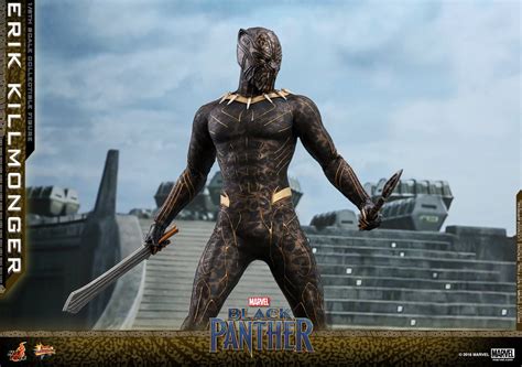 Hot Toys MMS 471 Black Panther Erik Killmonger Hot Toys Complete