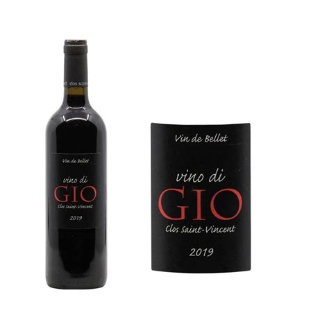 Bellet Rouge Vino Di Gio 2019 Clos Saint Vincent Provence Vin