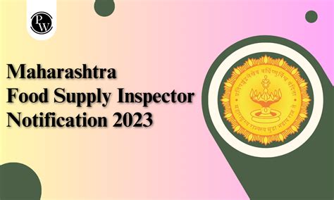 Maharashtra Food Supply Inspector Recruitment Apply Now