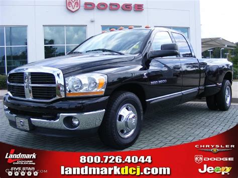 2006 Black Dodge Ram 3500 Slt Quad Cab Dually 18695728 Photo 15