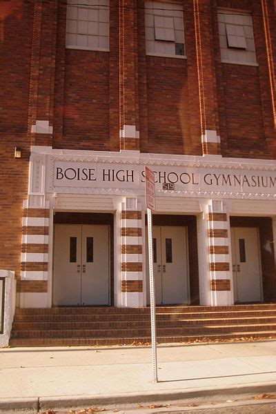 Boise High School Gym Boise Id Living New Deal