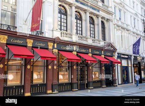 Cartier Luxury Goods Store In New Bond Street Mayfair Londonengland