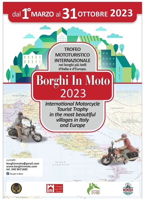 Borghi In Moto Trofeo Mototuristico Internazionale Nei Borghi