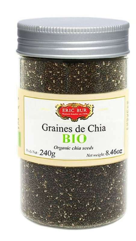 Graines De Chia BIO Eric Bur 240 G La Belle Vie Courses En Ligne