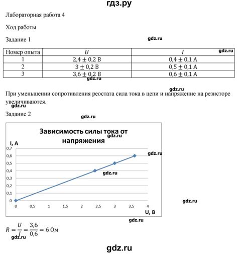 ГДЗ лабораторная работа 4 физика 8 класс Генденштейн, Булатова