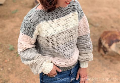 Everygirl Sweater Crochet Pattern Hooked On Homemade Happiness