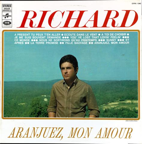 Richard Anthony Aranjuez Mon Amour Pubblicazioni Discogs