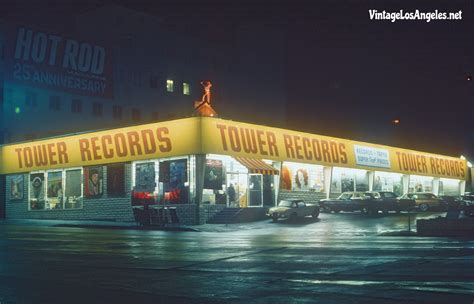 Tower Records Sunset Strip Hollywood Ca 1973 Oldschoolcool