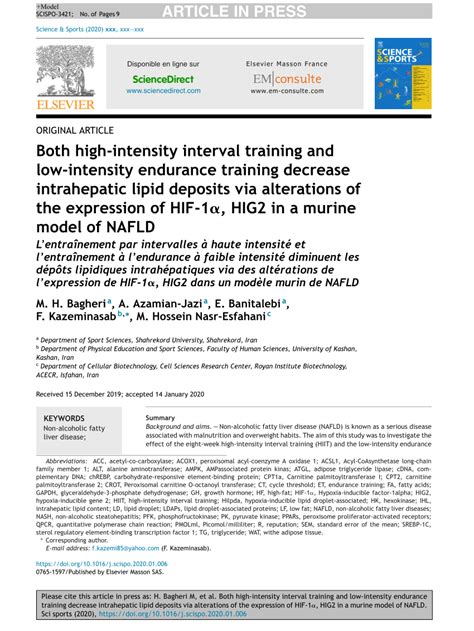 PDF Both High Intensity Interval Training And Low Intensity Endurance